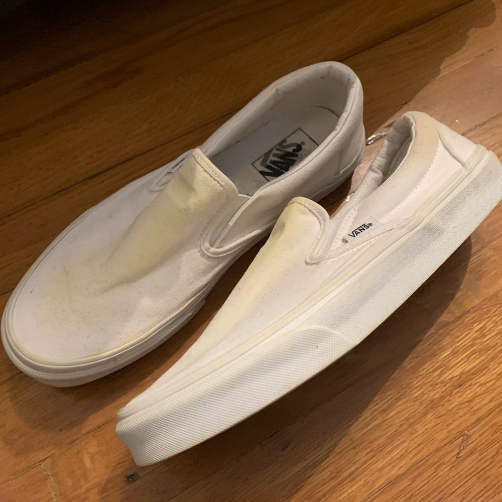 Unisex White Vans